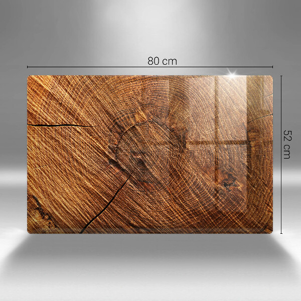 Chopping board glass Wood structure