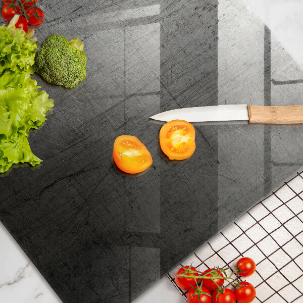 Chopping board glass Metal texture