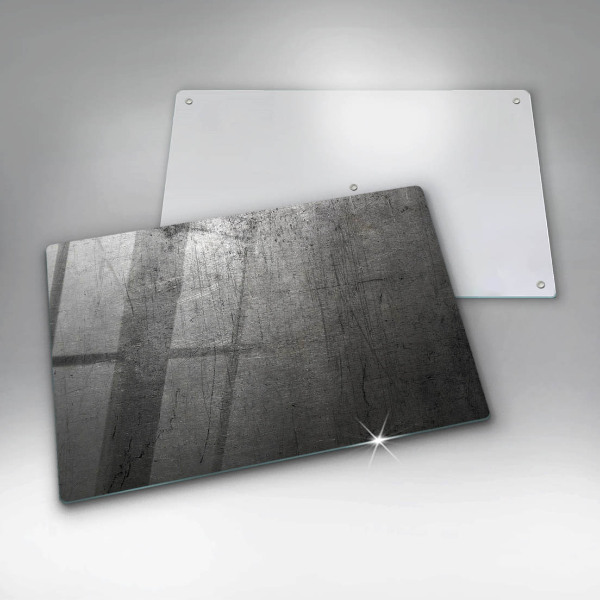 Chopping board glass Metal texture