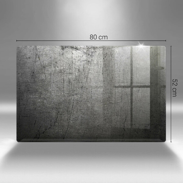 Chopping board glass Metal texture