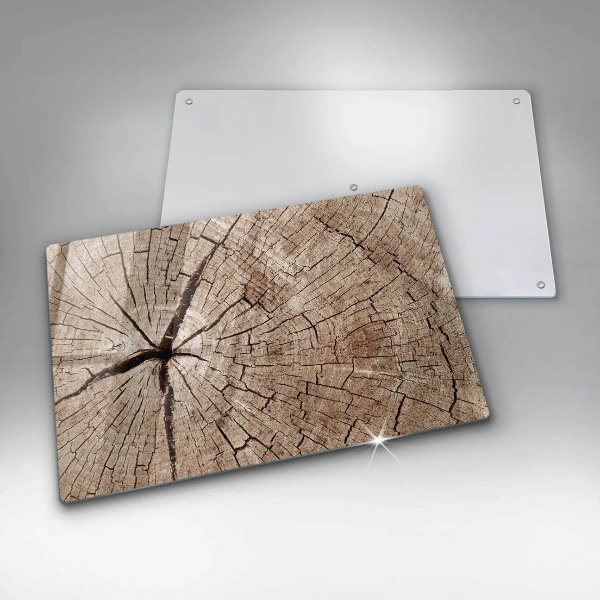 Glass cutting board Tree