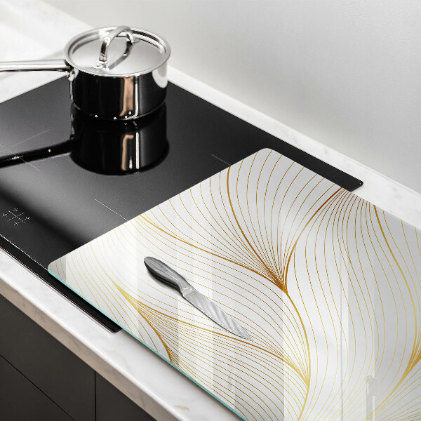 Chopping board glass Modern Line pattern