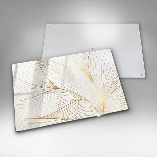Chopping board glass Modern Line pattern