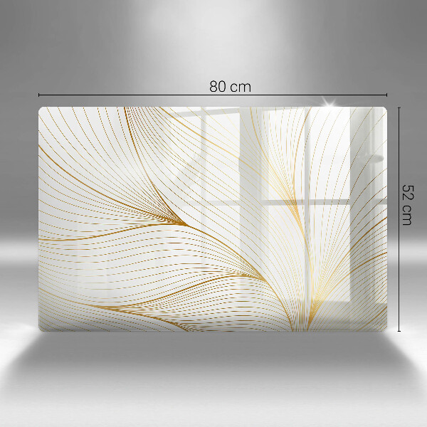 Chopping board glass Modern Line pattern