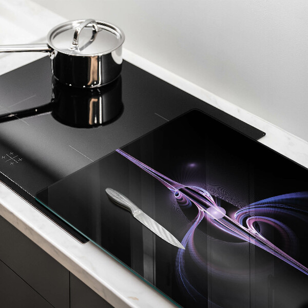 Chopping board glass Modern abstraction