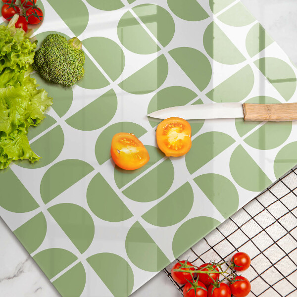 Chopping board glass Boho shapes