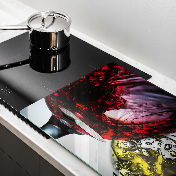 Chopping board glass Wine glasses