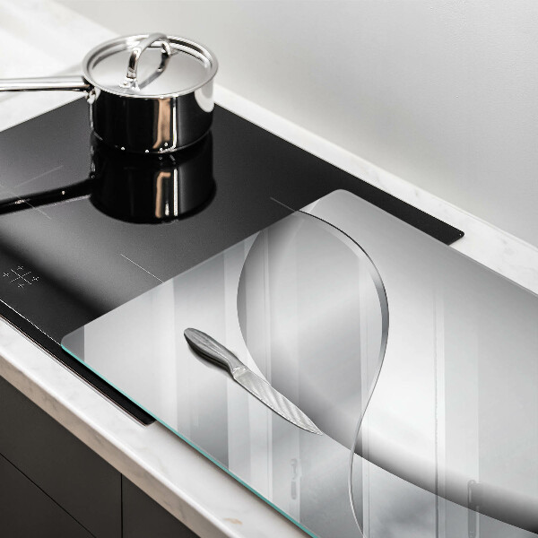 Chopping board glass Abstraction Design lines