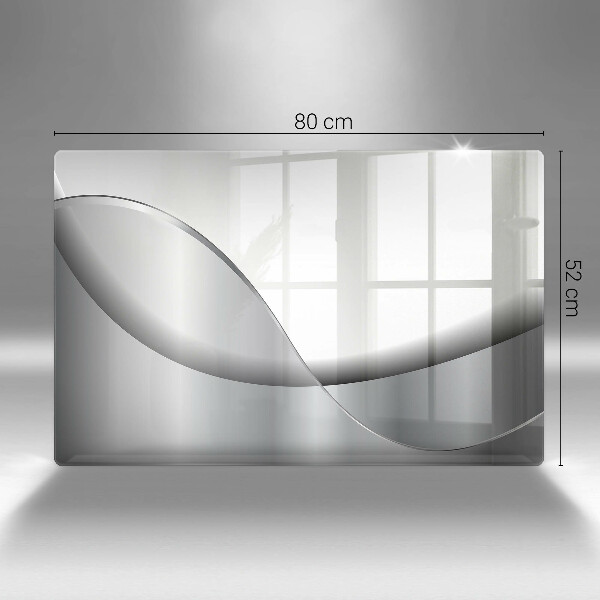 Chopping board glass Abstraction Design lines