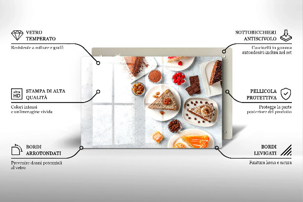 Chopping board Cake sweets