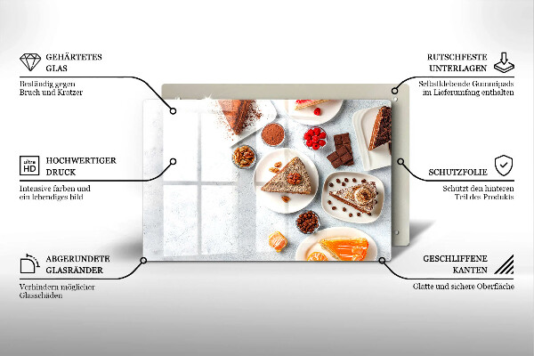 Chopping board Cake sweets