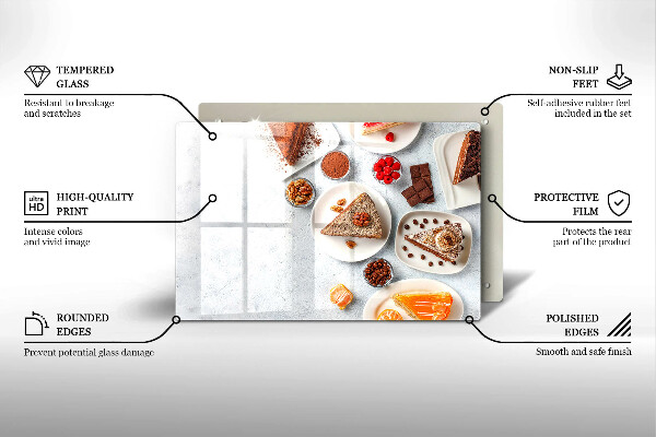 Chopping board Cake sweets