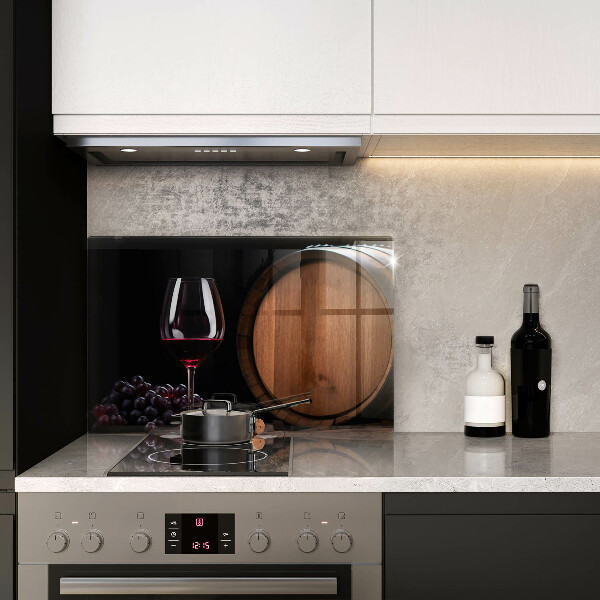 Chopping board A barrel of wine glass