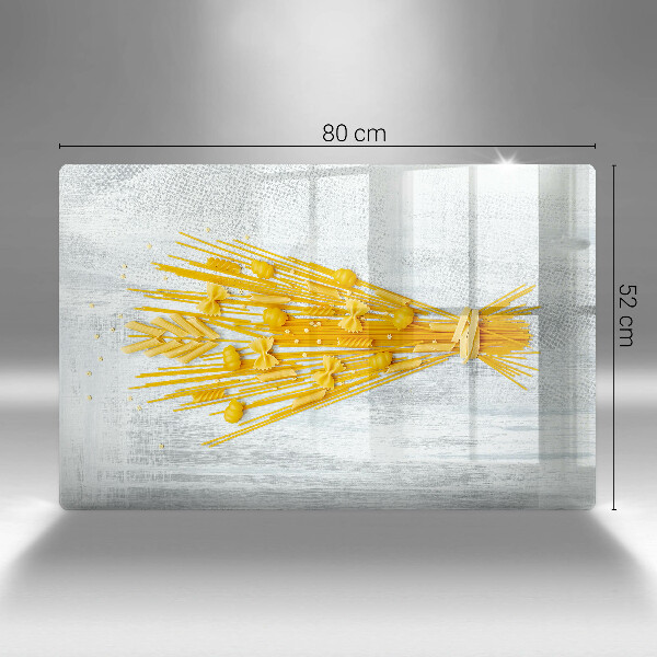 Chopping board glass Pasta