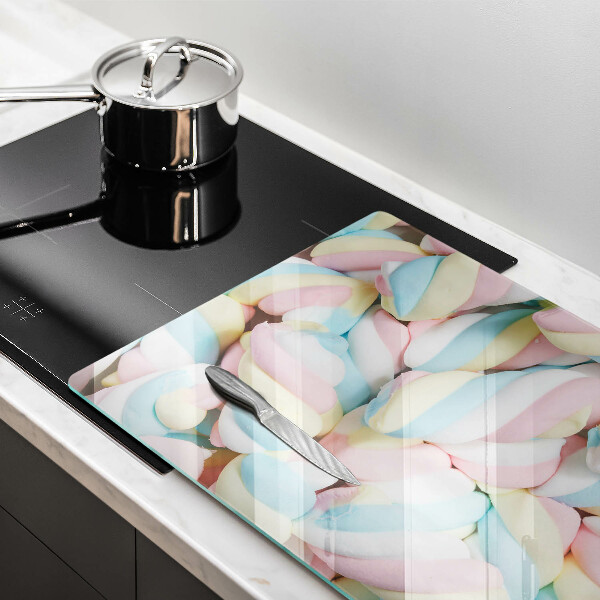 Chopping board glass Colorful foams