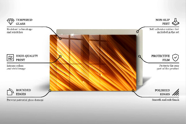 Chopping board glass Spaghetti pasta