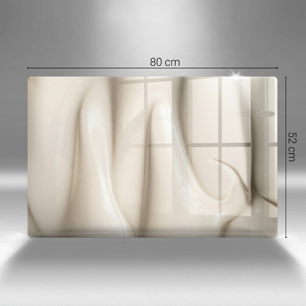 Chopping board glass Ice cream