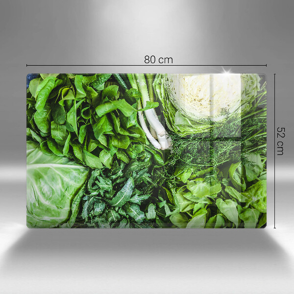 Chopping board Green vegetables