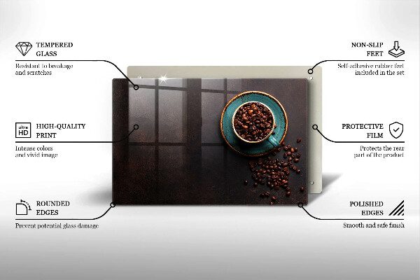Chopping board Coffee grain cup