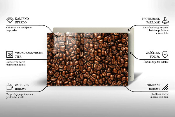 Chopping board Coffee beans