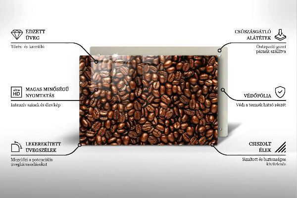 Chopping board Coffee beans