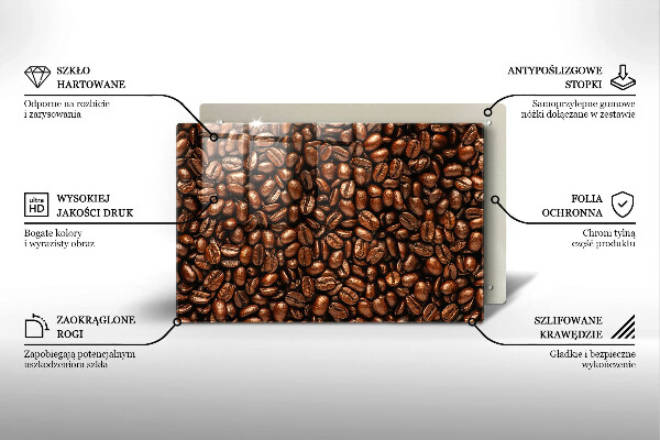 Chopping board Coffee beans