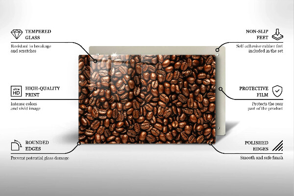 Chopping board Coffee beans
