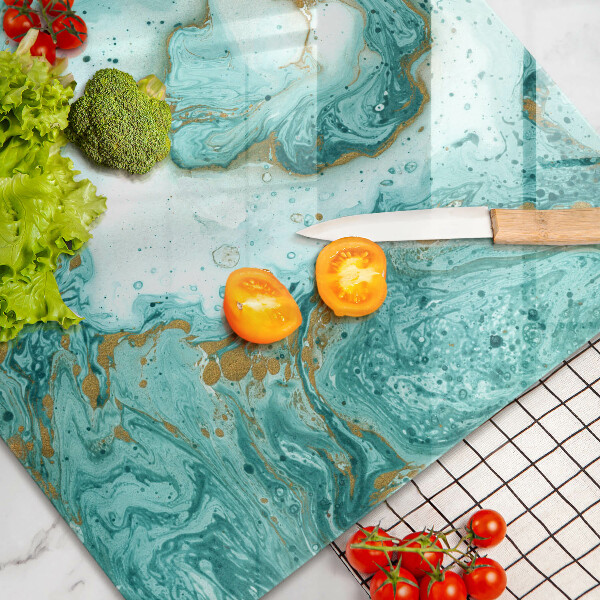 Chopping board Blue abstraction