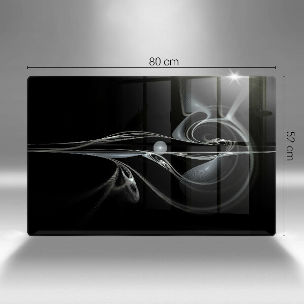 Chopping board glass Modern abstraction