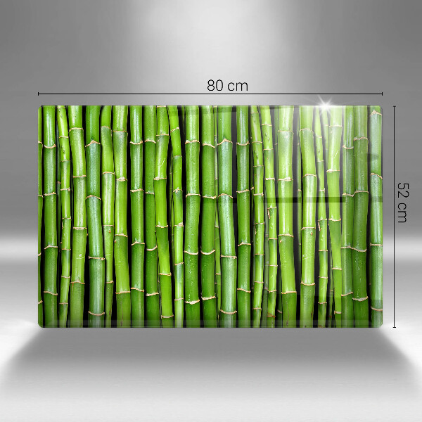 Chopping board glass Nature bamboo