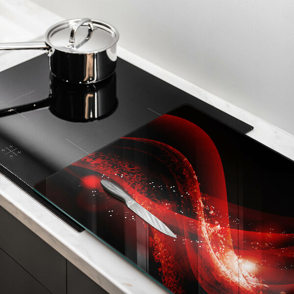 Chopping board glass Modern abstraction