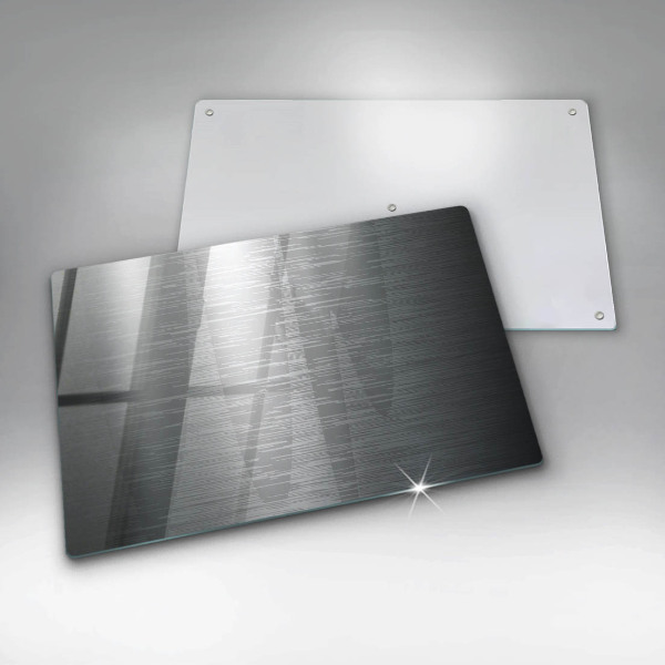 Chopping board glass Metal texture