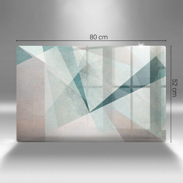 Glass cutting board Sharp abstraction