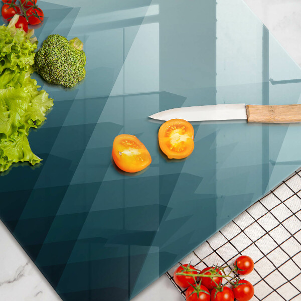 Chopping board glass Abstract mountains