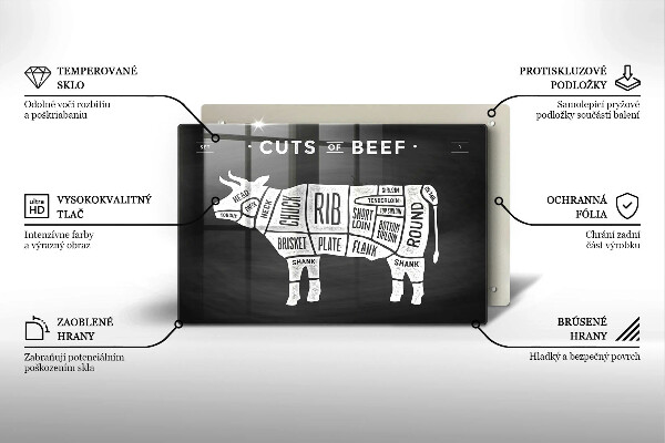 Chopping board Cow meat beef