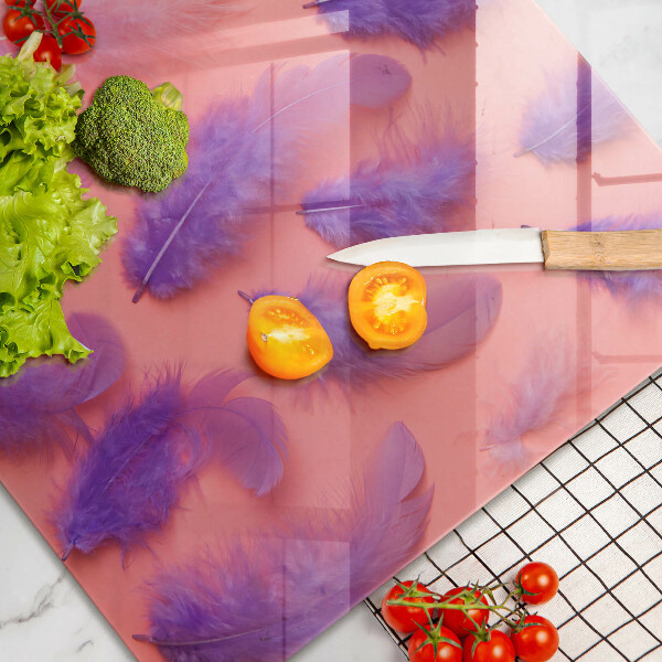 Chopping board Fluffy feathers