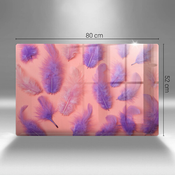 Chopping board Fluffy feathers