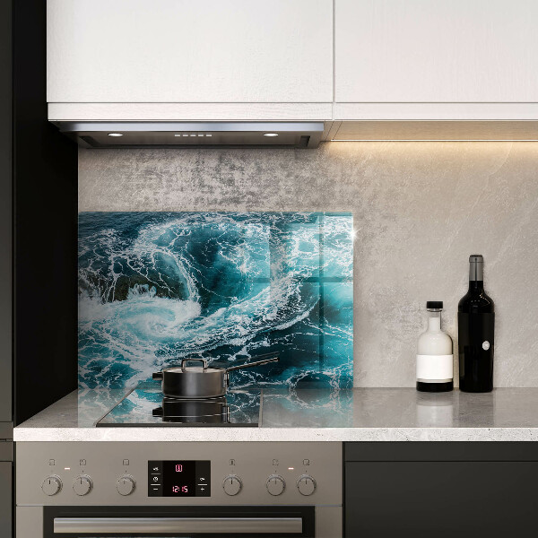 Chopping board Foamed water waves