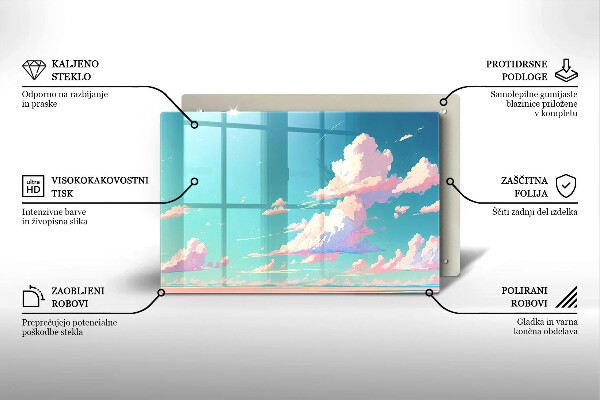 Chopping board Illustration sky