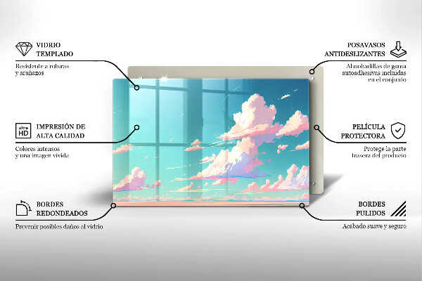 Chopping board Illustration sky