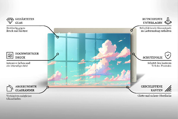 Chopping board Illustration sky