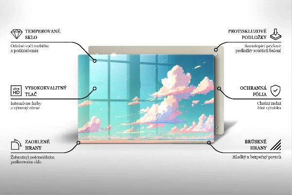 Chopping board Illustration sky