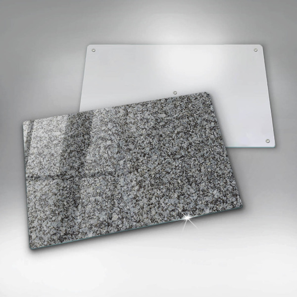 Chopping board glass Stone texture