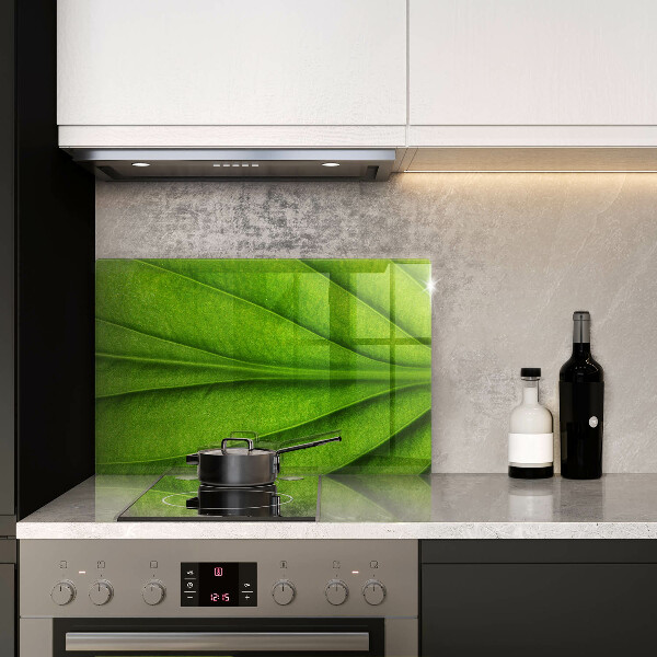 Chopping board glass Nature leaf veins