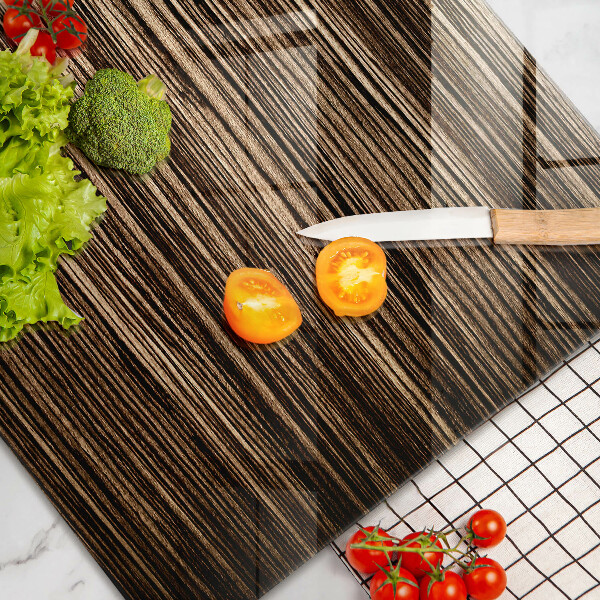 Chopping board glass Wood texture
