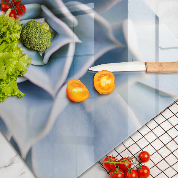 Glass cutting board Flower plant