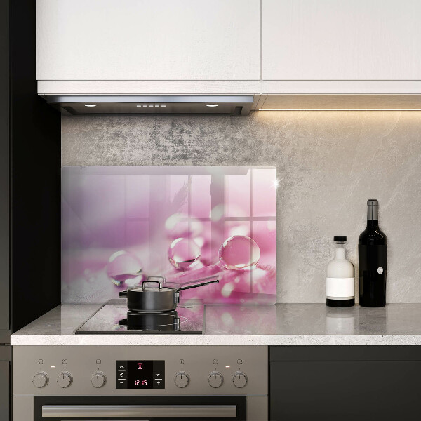 Glass cutting board Rosa flower petals