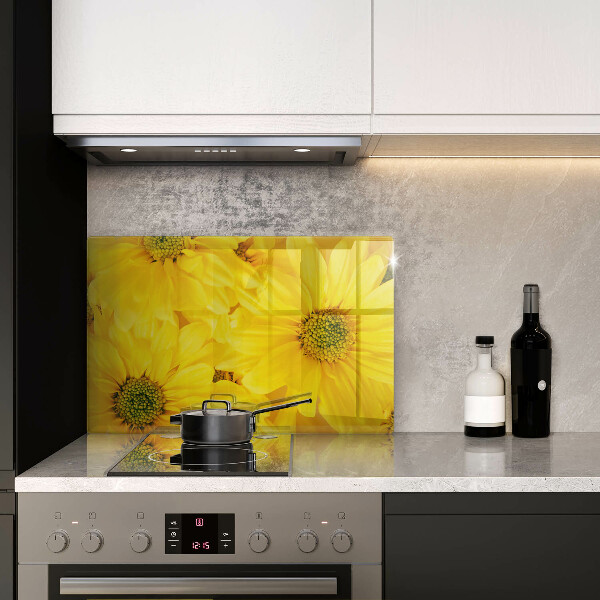 Glass cutting board Flowers petals