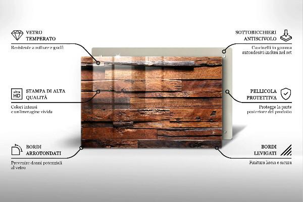 Chopping board glass Decorative wood boards