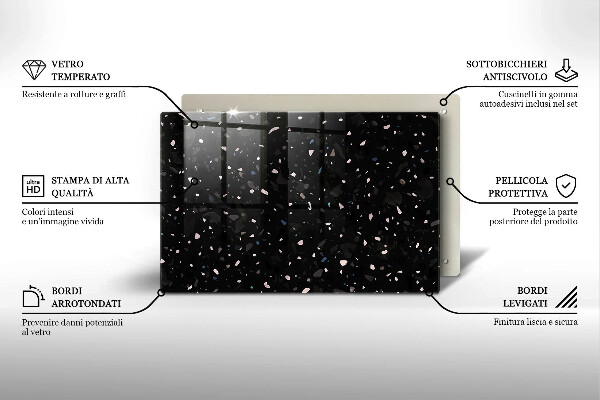 Chopping board Dark stone